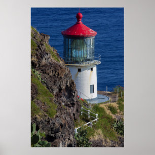 Kustvuurtoren, Hawaii Poster