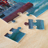 Kustwacht Boat. Jigzaag Puzzle Legpuzzel (Zijkant)