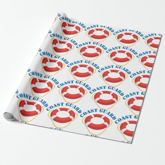 Kustwacht Cadeaupapier (Uitgerold)