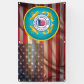 kustwacht spandoek (Verticaal)