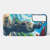 kustwachter samsung galaxy hoesje (Achterkant horizontaal)