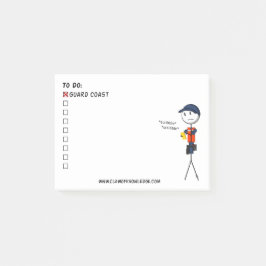 Kustwachtlijst voor kleine taken post-it® notes