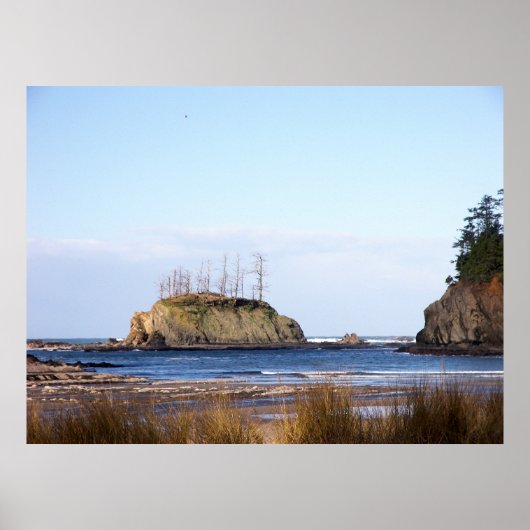 Kustwater Uitzicht Poster (Voorkant)