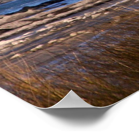 Kustwater Uitzicht Poster (Hoek)