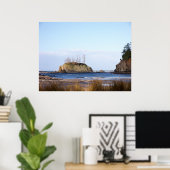 Kustwater Uitzicht Poster (Thuiskantoor)