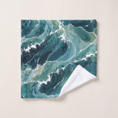 Kustwateren Abstract Bad Handdoek (Wasdoekje)
