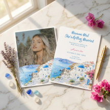 Kustwaterverf Santorini Griekenland Bruidsdouche