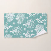 Kustwit Zee Koraal & Zee Groen Bad Handdoek (Handdoek)