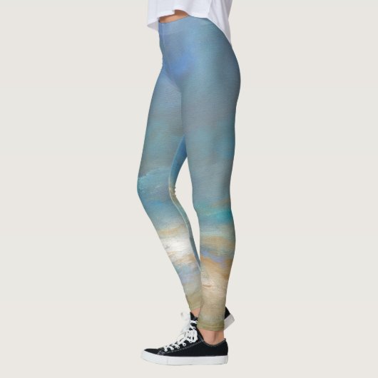 Kustwolken met oceaan leggings (Links)