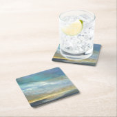 Kustwolken Vierkante Kartonnen Onderzetter (Insitu)