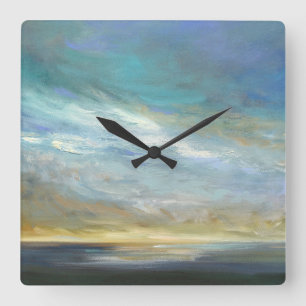 Kustwolken Vierkante Klok