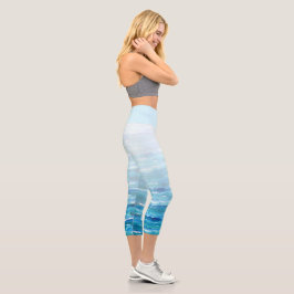 Kustyoga capris met hoge taille