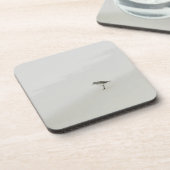 Kustzandloper op het strand bier onderzetter (Linkerzijde)