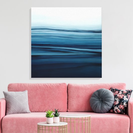 Kustzee Canvas Afdruk (Insitu (Woonkamer))