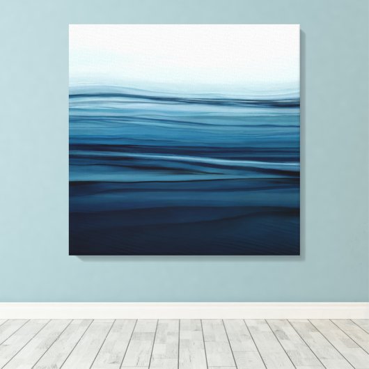 Kustzee Canvas Afdruk (Insitu (Houten vloer))