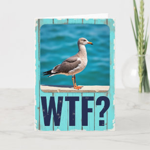 Kustzee Vogel Verjaardagskaart Kaart