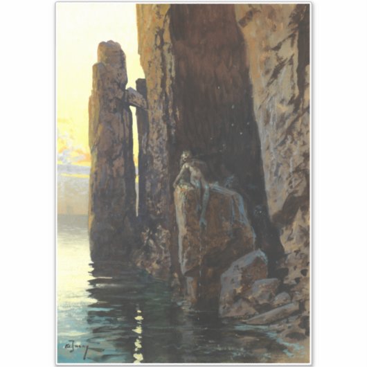 Kustzeemeermin Zee Meisje Bare & Lurking Desires Sticker (Voorkant)