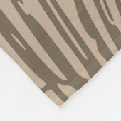 Kustzeesterren en schelpen in beige fleece deken (Hoek)