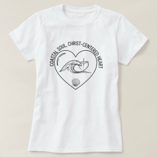 Kustziel, Christus-gericht hart – Dames T-shirt