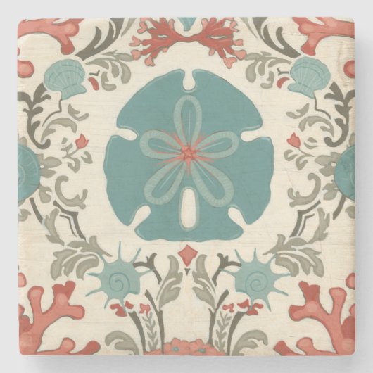 Kustzone II Stenen Onderzetter (Voorkant)