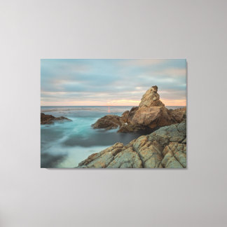 Kustzonneset Canvas Afdruk