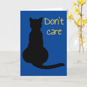 Kut Kat Quote Cartoon Vector Uitknip Kaart
