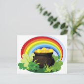 Kut van Gold St. Patrick's Day Gift Briefkaart (Staand voorkant)