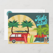 Kuta, Bali Briefkaart (Voorkant / Achterkant)