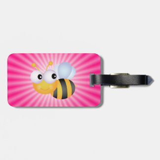 Kutbijen; Roze Bagagelabel