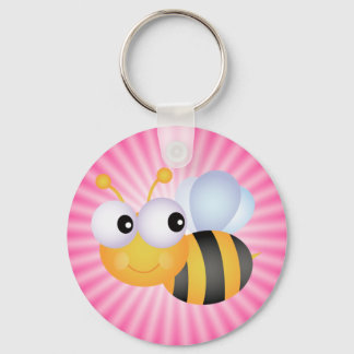 Kutbijen; Roze Sleutelhanger