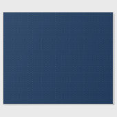 Kutblauw-witte piepschil-elegant cadeaupapier (Vlak)