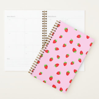 Kute aardbeiplank planner