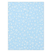 Kute Abstract White Floral Ditsy Patroon | Tafelkleed (Voorkant)