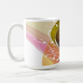 Kute Abstracte Floral Mok (Links)