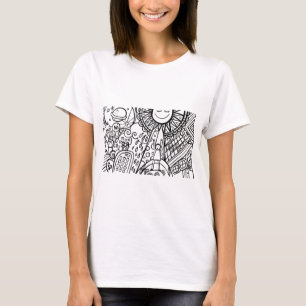 Kute abstracte tekening — T-shirt
