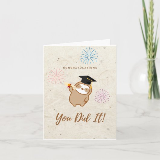 Kute Afstuderen Kaart (Voorkant)