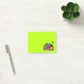 Kute Alien Monster Gang met een ruimtegrond Post-it® Notes (Kantoor)