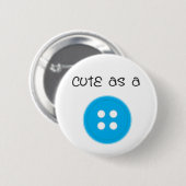 Kute als Button - Jongen (Voorkant /achterkant)