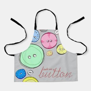 Kute als illustratie van Button Schort
