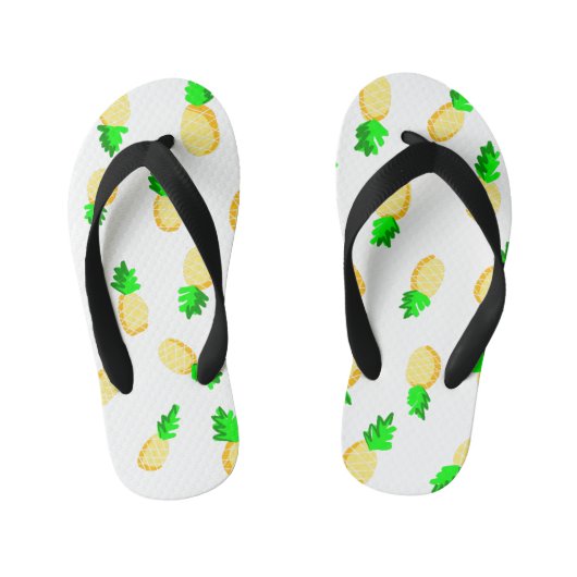 Kute anananas kinder teenslippers (Voetbed)