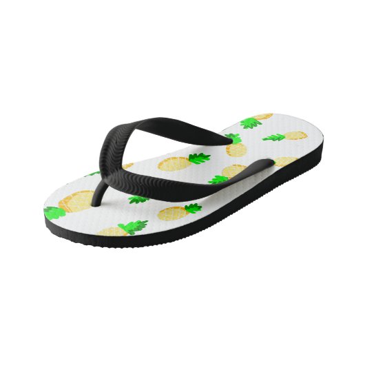 Kute anananas kinder teenslippers (Schuin)