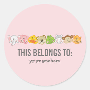 Kute Animal FANTASIES VOOR DE Sticker