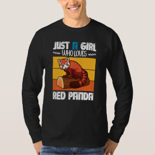 Kute Animal Girls Kinder enkel een meisje dat van T-shirt