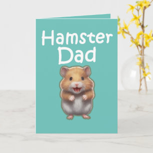 Kute Animal Hammy Pet Owner Hamster Paster Kaart