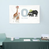 Kute Animals Baby's Nursery Kinder Room Wall Décor Spandoek (Beurs)