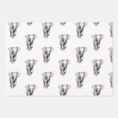 Kute Baby Animals Inpakpapier Vel (Voorkant)