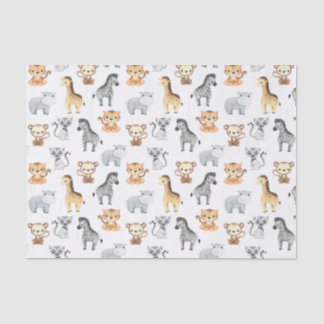 Kute Baby Animals Tissuepapier
