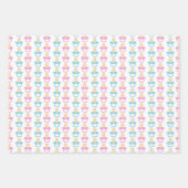Kute Baby shower/Gender onthulling van papierreep Inpakpapier Vel (Voorkant)