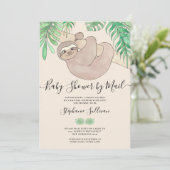 Kute Baby shower per post Kaart (Staand voorkant)