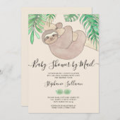 Kute Baby shower per post Kaart (Voorkant / Achterkant)